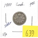 1900 Canadian dime