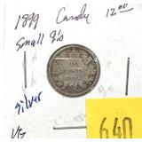 1899 Canadian dime