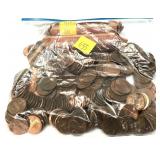 Lot, Lincoln Memorial cents, 320 pcs.