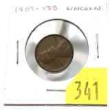 1909-VDB Indian Head cent