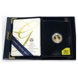 2005-W $5 Gold Proof Eagle one-tenth ounce