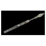 Silver sewing gauge, .350 T. oz.