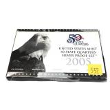 2005 silver Proof quarter set