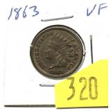 1863 Indian Head cent