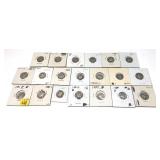 x20- Mercury dimes, mixed dates -x20 dimes- Sold