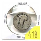 Standing Liberty Quarter (no date), 90% silver