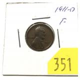 1911-D Lincoln cent