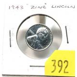 1943 Lincoln cent