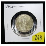 1946-D Walking Liberty half dollar