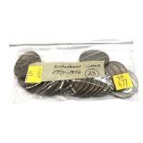 x23- 1971-72 Eisenhower dollars-x23 dollars -