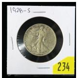 1928-S Walking Liberty half dollar