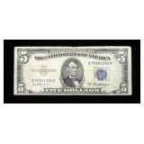 $5 silver certificates series of 1953A