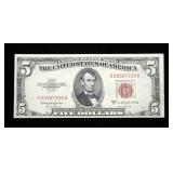 $5 red seal note series of 1953C