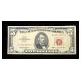 $5 red seal note series of 1963