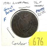 1791 Canadian token