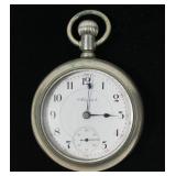 Elgin open face pocket watch