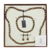 Honora sterling silver bronze color freshwater