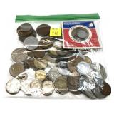 Lot, world coins, 79 pcs.