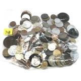 Lot, world and US coins with silver, 185 pcs.