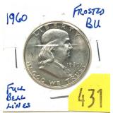 1960 Franklin half dollar
