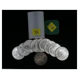 x10- 2005 American Silver Eagles, Unc.- x10 coins