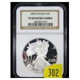 2005 American Silver Eagle NGC slab certified