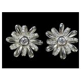 Coldwater Creek sterling silver bezel set oval cut