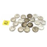 x19- Dimes, 90% silver -x19 dimes-Sold by the