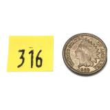 1863 Indian Head cent