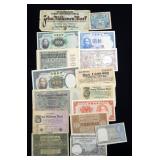 Lot, world bank notes, 16 pcs.