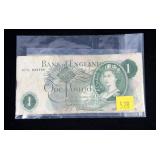 Lot, 2 England/Scotland pound notes