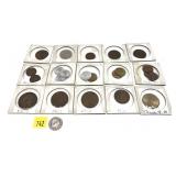 Lot, world coins, 22 pcs.