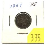 1859 Indian Head cent