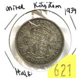 1939 British half crown