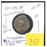 Ancient 337-340 AD Constantine II
