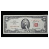 $2 red seal, series of 1963