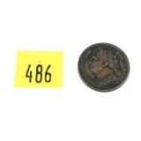 1825 British farthing