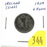 1928 Ireland 6 pence
