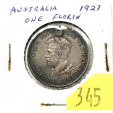 1927 Australia one florin