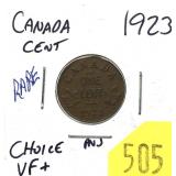 1923 Canadian penny