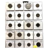 Lot, world coins, 23 pcs.
