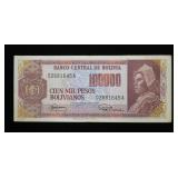 Bolivia 100,000 pesos