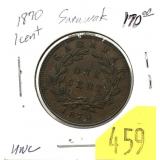 1870 Sarawak 1-cent
