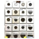 Lot, world coins with silver, 29 pcs.