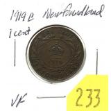 1919C Newfoundland penny