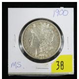 1900 Morgan dollar, MS
