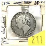 1896 Newfoundland half dollar