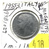 1955 Italy 100 lira