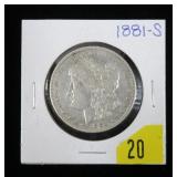 1881-S Morgan dollar