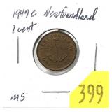 1947C Newfoundland penny